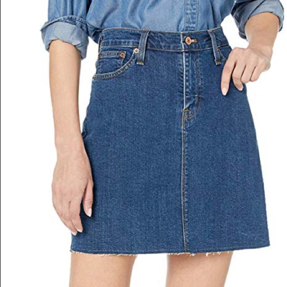 NWT J. crew denim mini skirt